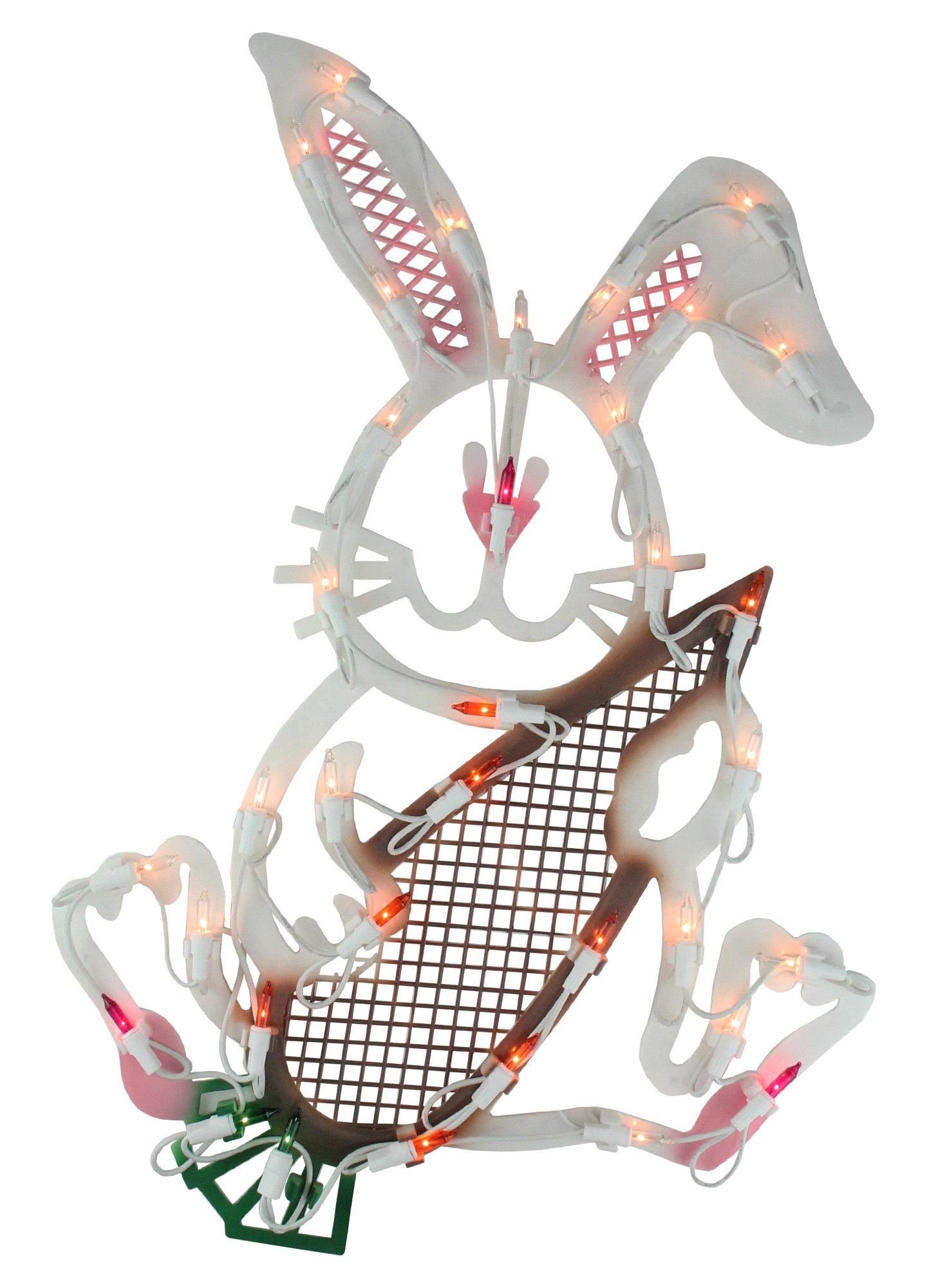 Northlight Seasonal 17" White LED Lighted Easter Bunny Rabbit Spring